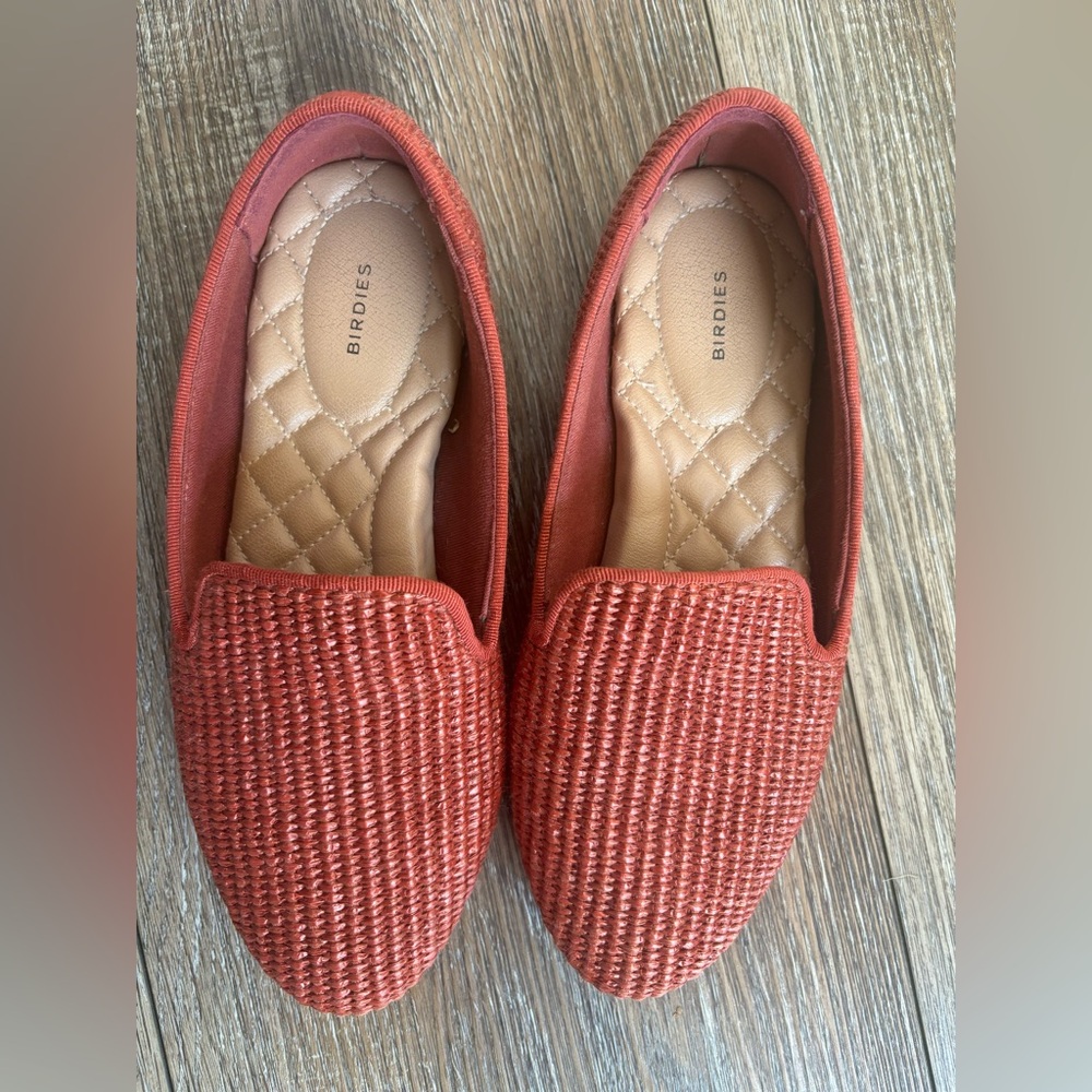 Birdies Woven “the starling”  Flats in paprika Msrp $120 size 6